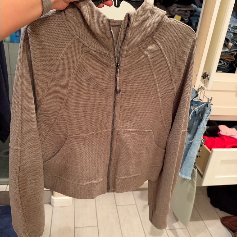 Lululemon waffle scuba full zip